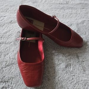 Elegant Red Mary Jane Women's Shoes